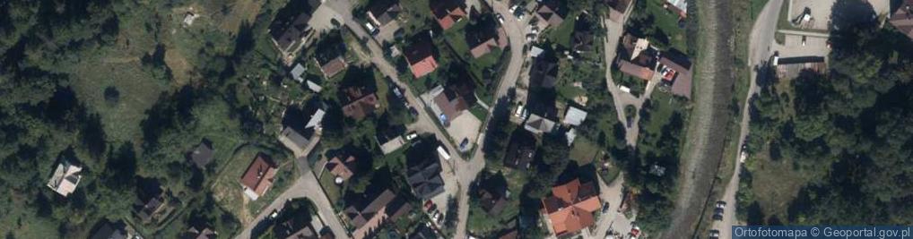 Zdjęcie satelitarne Gąsienica