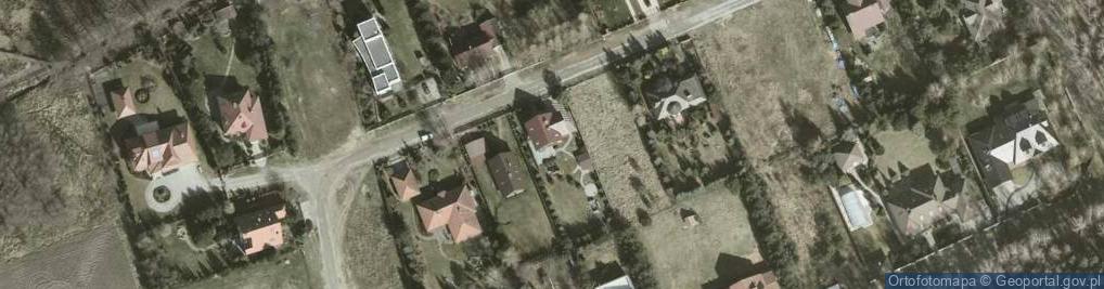 Zdjęcie satelitarne Gawłowska U., Ligota Piękna