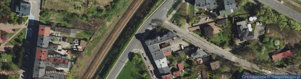 Zdjęcie satelitarne Gawryłow Daniel Przedsiębiorstwo Handlowe Daniel42-500 Będzin ul.Sienkiewicza 3