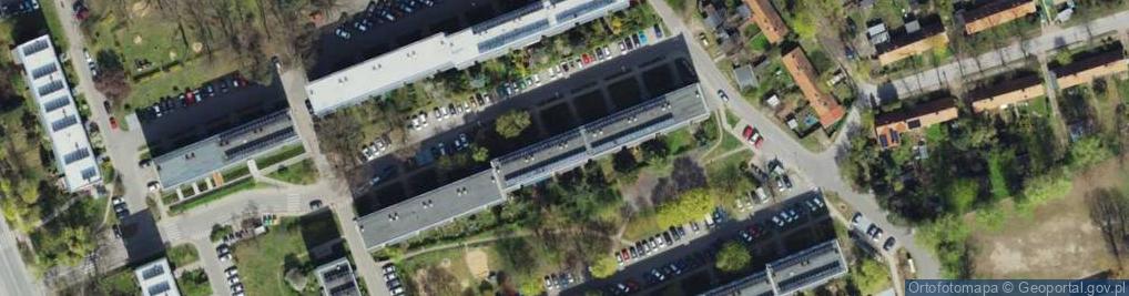 Zdjęcie satelitarne GB Przeds Handlowo Usługowe