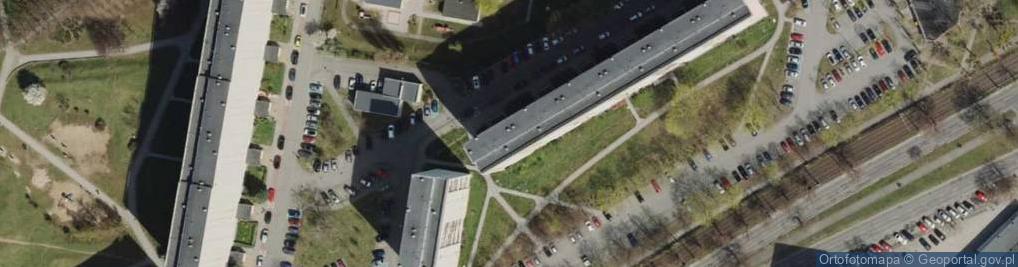 Zdjęcie satelitarne Gdańska Szkoła Fechtunku Bractwa św Jerzego