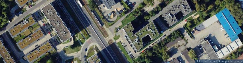 Zdjęcie satelitarne Geodezja i Nieruchomości WARDĘGA Kraków