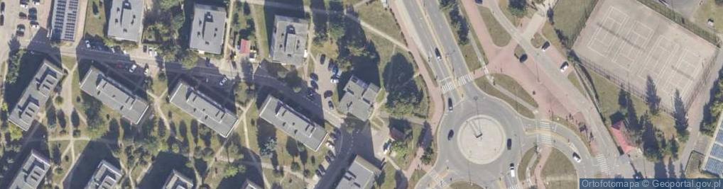 Zdjęcie satelitarne Geodezja Wycena Nieruchomości