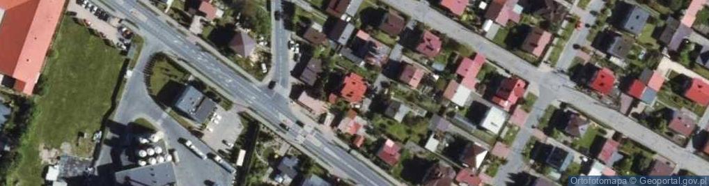 Zdjęcie satelitarne Geomapa Usługi Geodezyjne i Kartograficzne Domańska