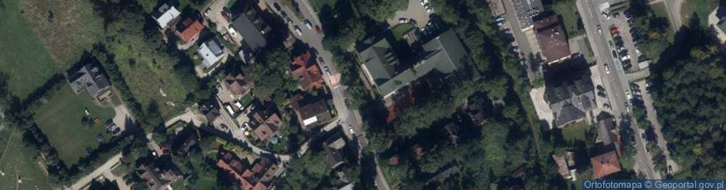 Zdjęcie satelitarne Gimnazjum nr 2 w Zakopanem