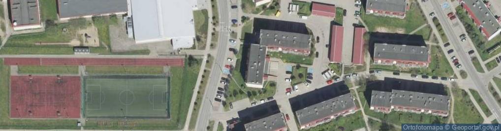 Zdjęcie satelitarne Giżycki Klub Kultury Fizycznej Sportu i Turystyki Niewidomych i Słabowidzących
