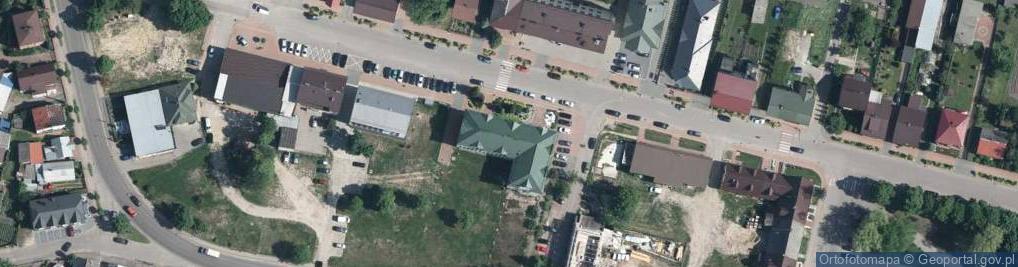Zdjęcie satelitarne Gmina Adamów