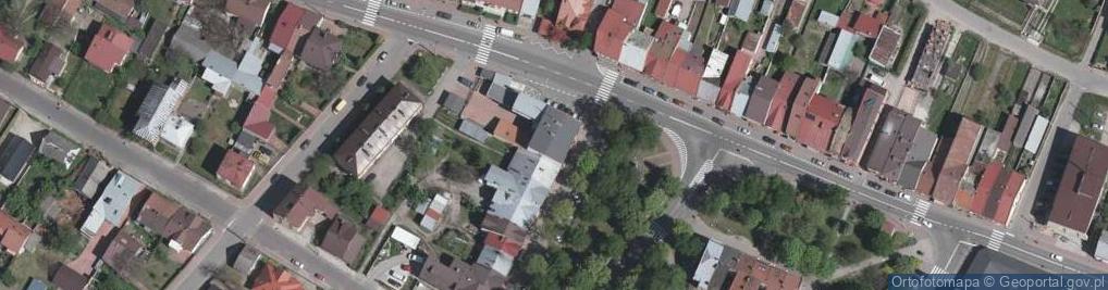 Zdjęcie satelitarne Gmina i Miasto Rudnik Nad Sanem