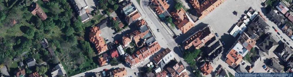 Zdjęcie satelitarne Gmina Kazimierz Dolny