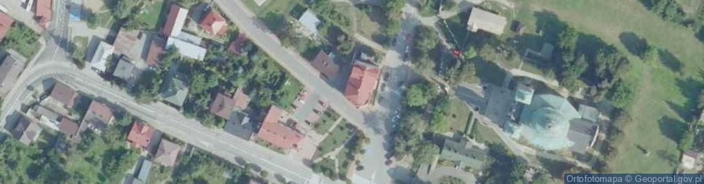 Zdjęcie satelitarne Gmina Klimontów