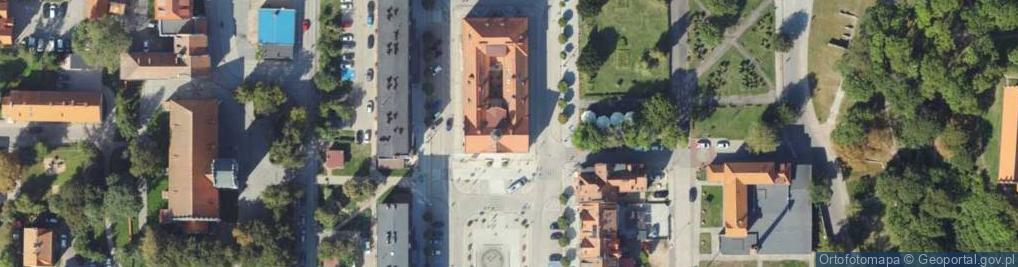 Zdjęcie satelitarne Gmina Nidzica