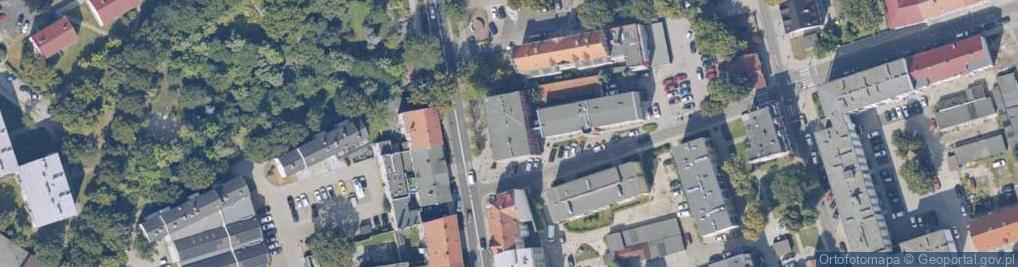 Zdjęcie satelitarne Gmina Nowa Sól Miasto