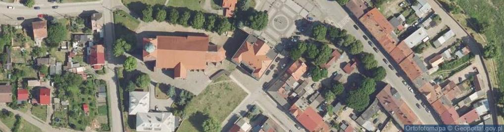 Zdjęcie satelitarne Gmina Ośno Lubuskie