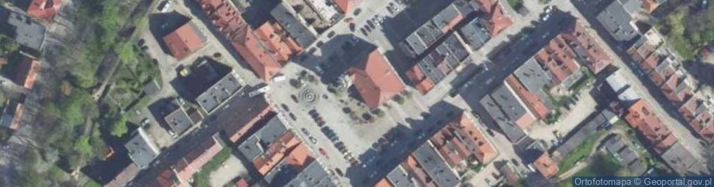 Zdjęcie satelitarne Gmina Paczków