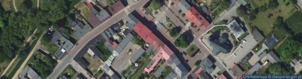 Zdjęcie satelitarne Gmina Woźniki