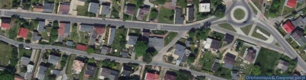Zdjęcie satelitarne Gminna Spółdzielnia Samopomoc Chłopska Poczesna z Siedzibą we Wrzosowej