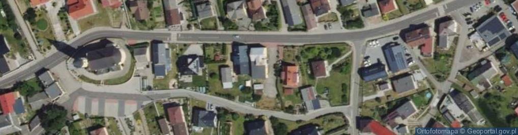 Zdjęcie satelitarne Gminna Spółdzielnia Samopomoc Chłopska w Krzyżanowicach