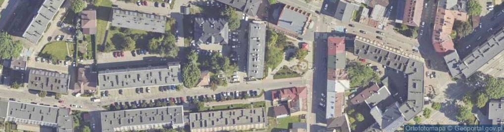 Zdjęcie satelitarne Gminne Przedsiębiorstwo Komunalne w Jaśle