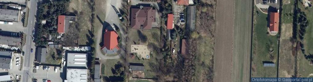 Zdjęcie satelitarne Gminne Przedszkole w Ochraniewie