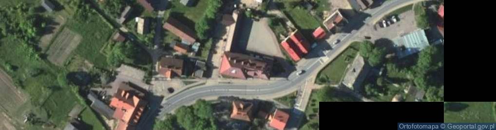 Zdjęcie satelitarne Gminny Ośrodek Kultury w Jedwabnie
