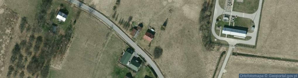 Zdjęcie satelitarne Gminny Ośrodek Kultury w Osieku Jasielskim