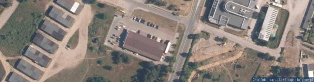 Zdjęcie satelitarne Gminny Ośrodek Kultury w Ujeździe