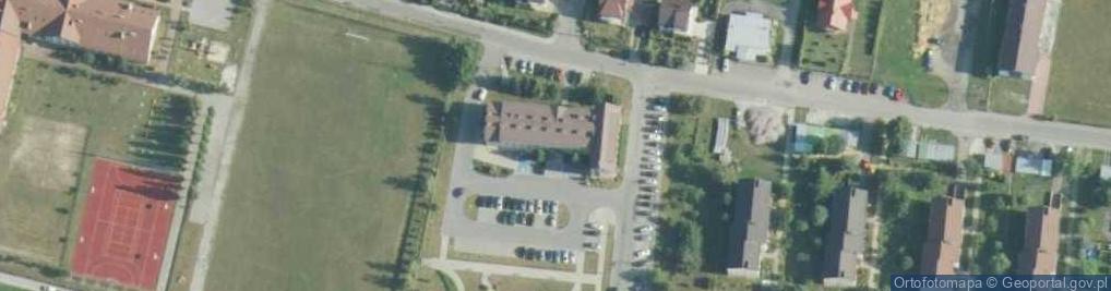 Zdjęcie satelitarne Gminny Ośrodek Pomocy Społecznej Dębno