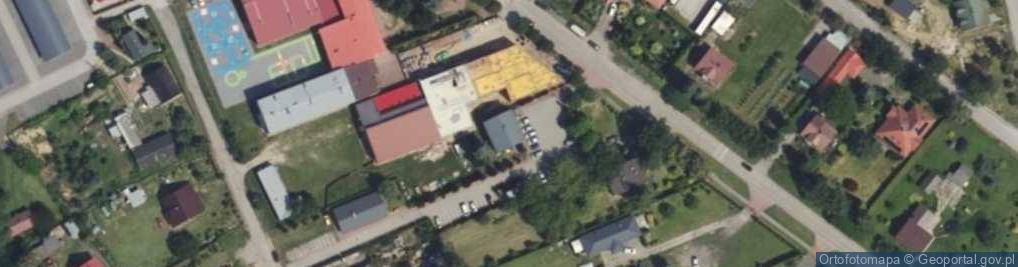 Zdjęcie satelitarne Gminny Ośrodek Pomocy Społecznej w Sobieniach Jeziorach