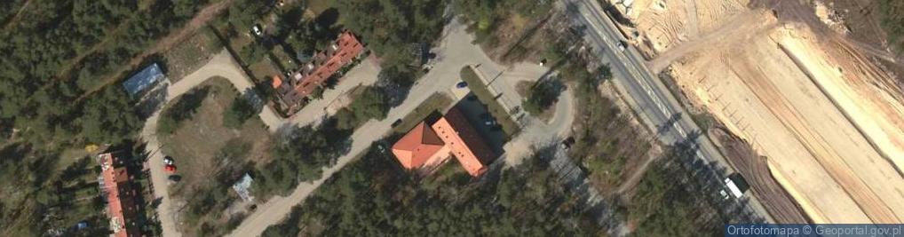 Zdjęcie satelitarne Gminny Ośrodek Pomocy Społecznej w Wiązownie