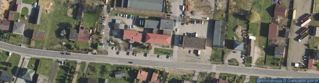 Zdjęcie satelitarne Gminny Zespół Ekonomiczno Administracyjny Szkół w Ładzicach
