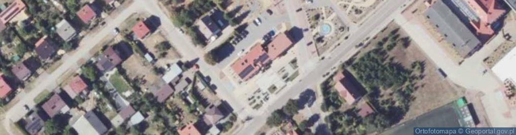 Zdjęcie satelitarne Gminny Zespół Oświaty w Jednorożcu