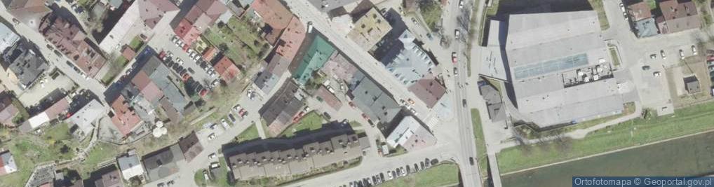 Zdjęcie satelitarne Gorlickie Centrum Ubezpieczeniowe Zimowski Janusz Świerk Maryńczak Danuta Jedlecka Barbara