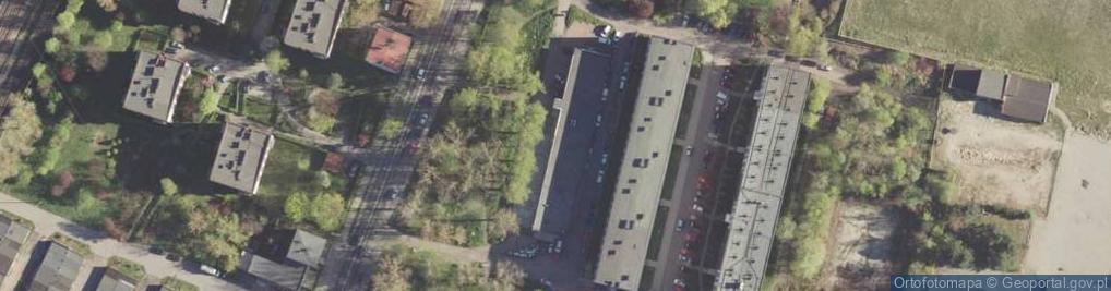 Zdjęcie satelitarne Górnicza Spółdzielnia Mieszkaniowa przy KWK Wujek