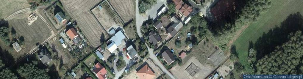 Zdjęcie satelitarne Gospodarstwo Agroturystyczne i Hodowla Koni Rancho pod Olszyną Urszula Lewandowska Bedlińska