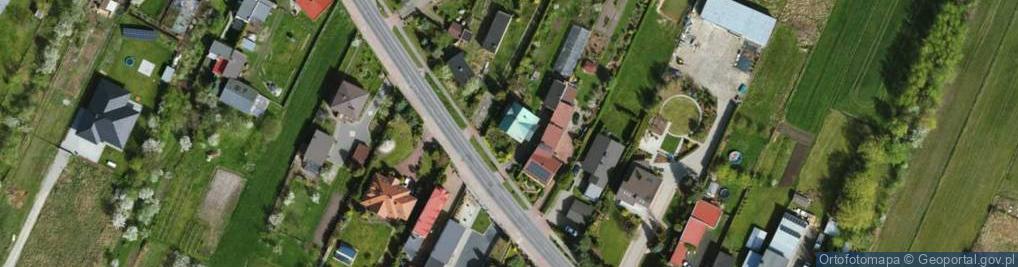 Zdjęcie satelitarne Gospodarstwo Ogrodnicze Łągwa Maria