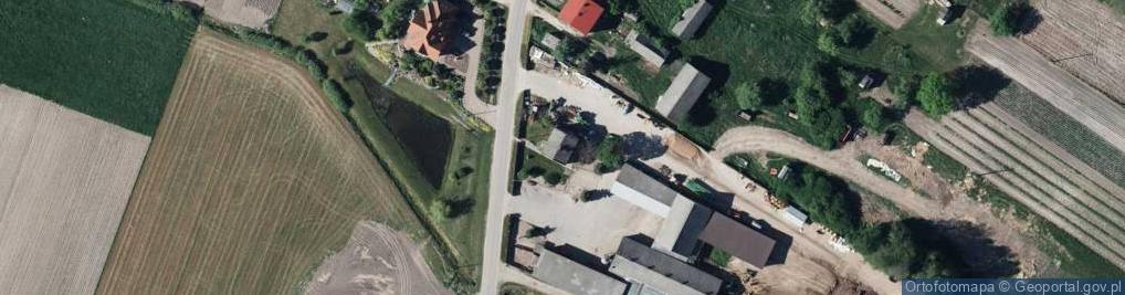 Zdjęcie satelitarne Gospodarstwo Rolne Jan Chabros