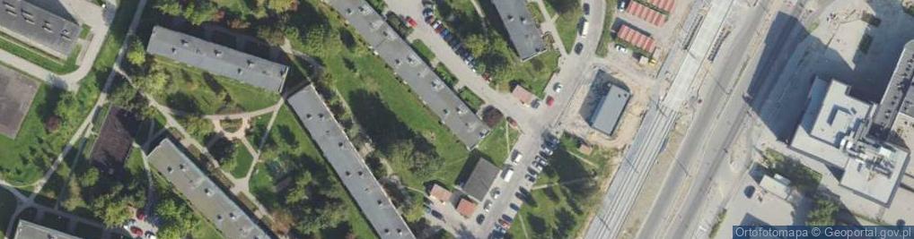 Zdjęcie satelitarne Gospodarstwo Rolne Józef Sapka