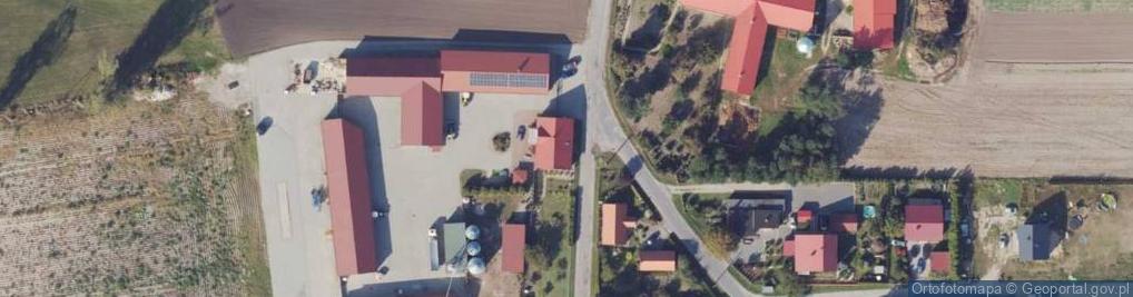 Zdjęcie satelitarne Gospodarstwo Rolne Korga Adam
