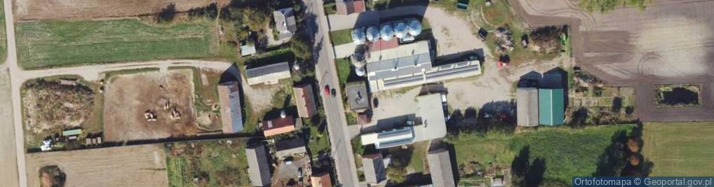 Zdjęcie satelitarne Gospodarstwo Rolne Piotr Zmudziński