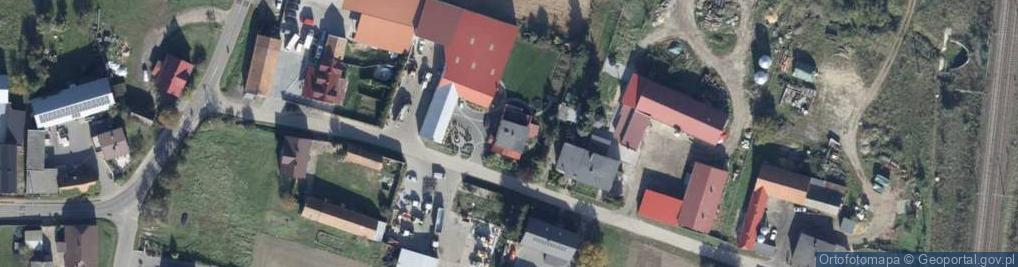 Zdjęcie satelitarne Gospodarstwo Rolne Włodzimierz Mocek