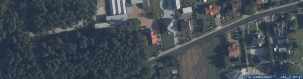 Zdjęcie satelitarne Gospodarstwo Rolne Zbigniew Piekut