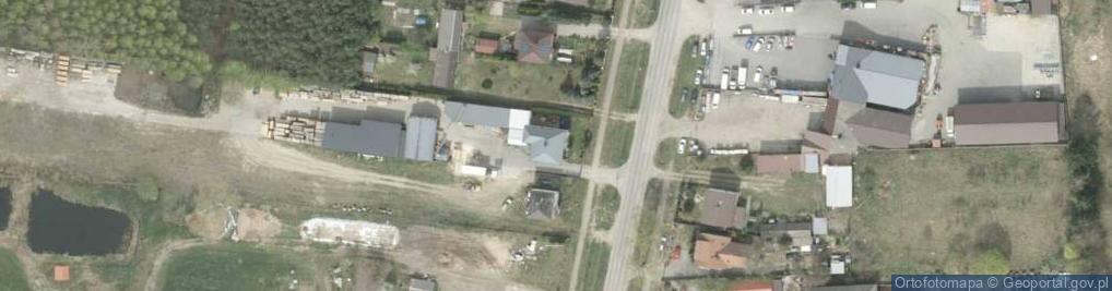 Zdjęcie satelitarne Gospodarstwo Rolne Zbigniew Wałkuski