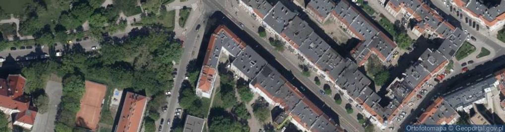 Zdjęcie satelitarne Grabski M., Wrocław