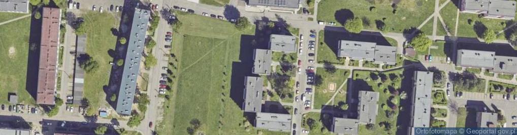 Zdjęcie satelitarne Grażyna Majchrzak Rudolf Specjalistyczna Praktyka Lekarska w Miejscu Wezwania