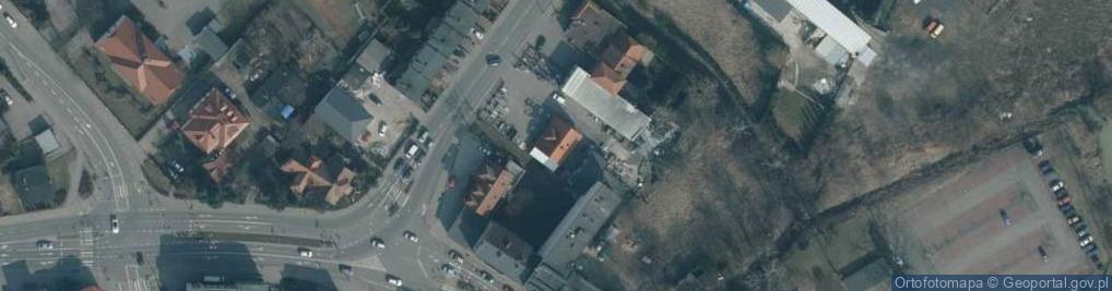 Zdjęcie satelitarne Grażyna Szwarc Składnica Opałowa, Zajazd-Restauracja Europa, Dom Opieki Społecznejdom Seniora