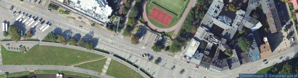 Zdjęcie satelitarne Groble