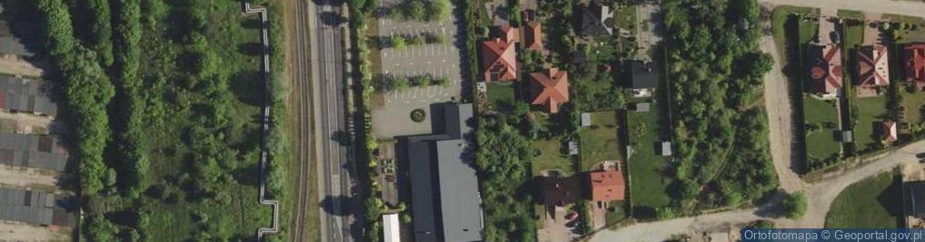 Zdjęcie satelitarne Grudziński Centrum Ogrodnicze Platan
