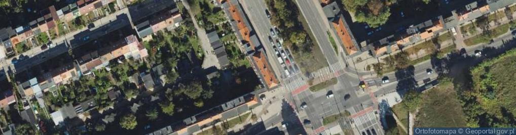 Zdjęcie satelitarne Grupowa Praktyka Lekarska DR N Med Jarosław Szymula Lek Med Iwona Goworowska Szymula