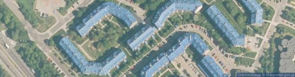 Zdjęcie satelitarne Grzegorz Kałdos Firma Usług Leśnych