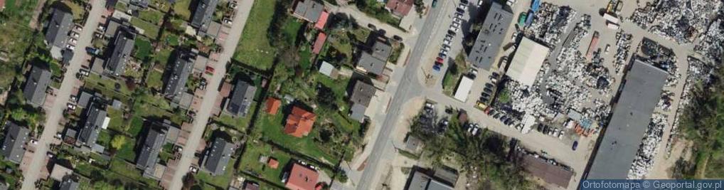 Zdjęcie satelitarne Grzegorz Karwat Kominki Inferno